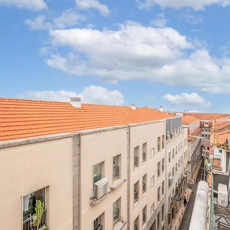 Stylish Penthouse W Terrace By Porta85 ליסבון
